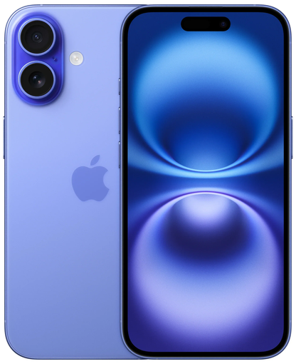 Мобилен телефон Apple iPhone 16, 128GB, Ultramarine India Spec MYECHN/A