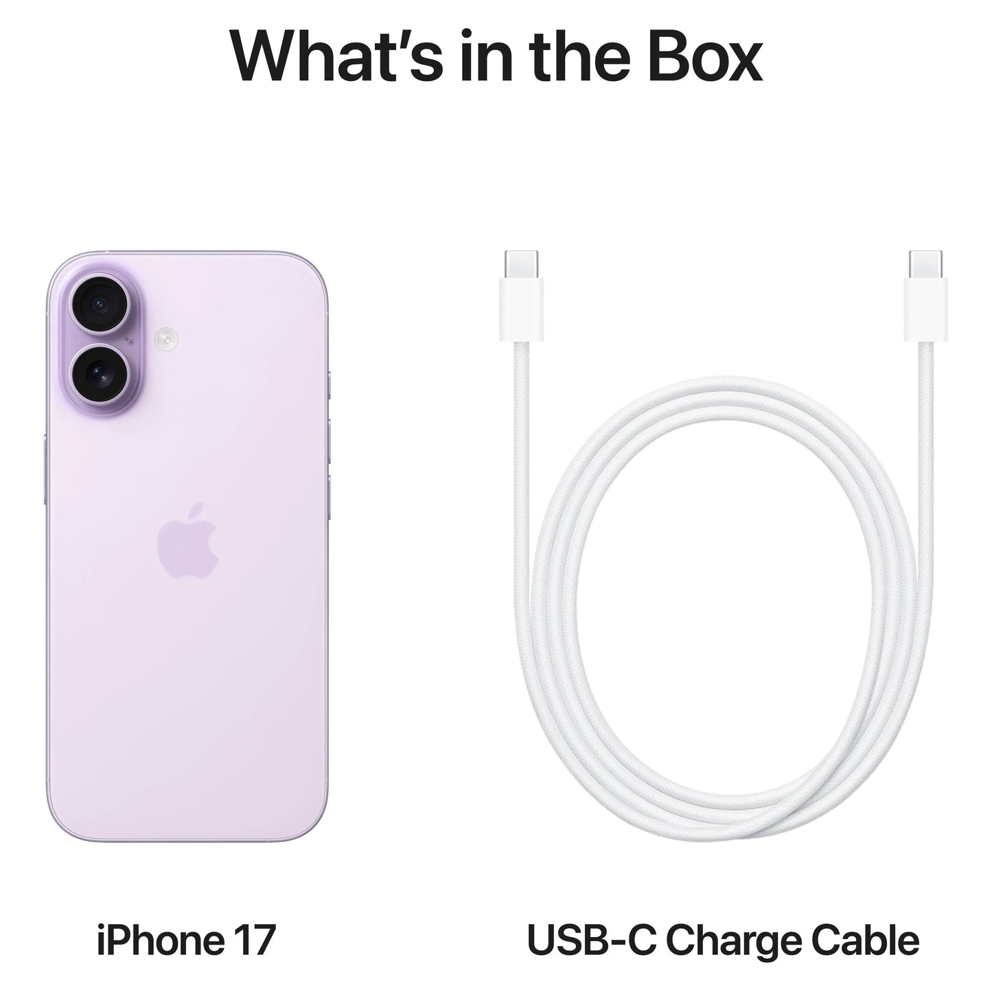 Мобилен телефон Apple iPhone 17, 512GB, Лавандула MG6U4ZD/A