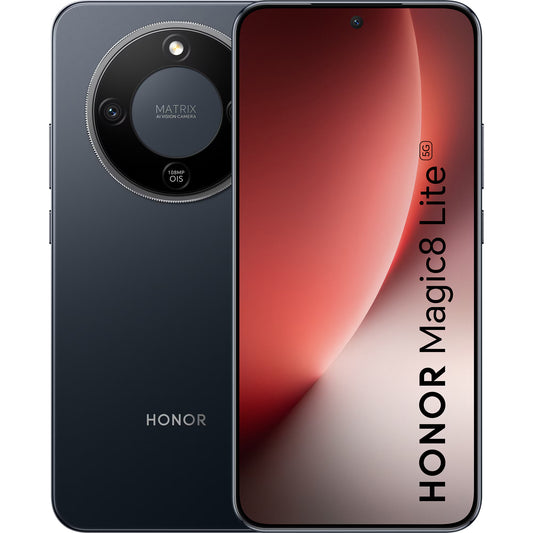 Мобилен телефон Honor Magic8 Lite 5G Dual SIM, 256GB, 8GB, Midnight Black 5109BYQT