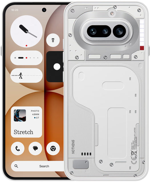 Мобилен телефон Nothing Phone (4a), 256GB, 12GB, White A10400279