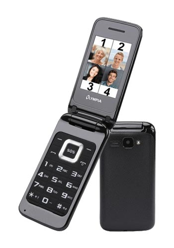 Мобилен телефон Olympia Luna Dual SIM, Black 2210