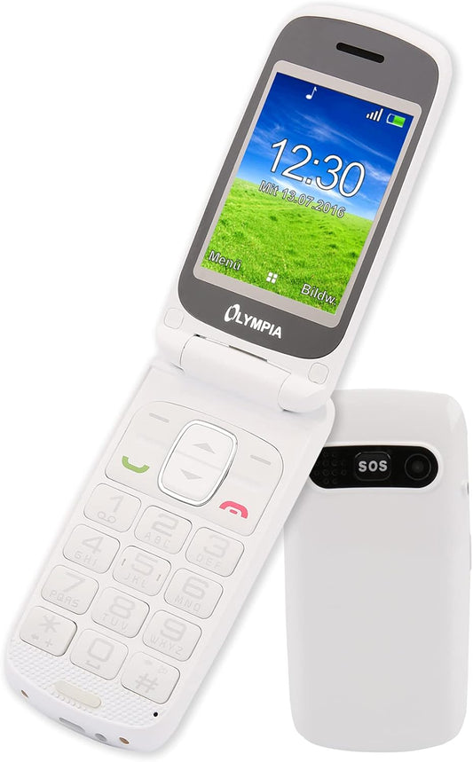 Мобилен телефон Olympia Primus Dual SIM, White 2234
