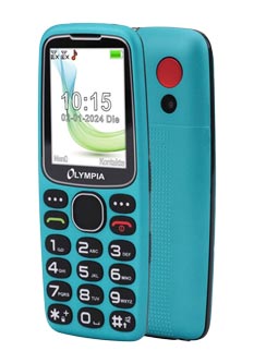 Мобилен телефон Olympia Star, 32MB, Тюркоаз 2245