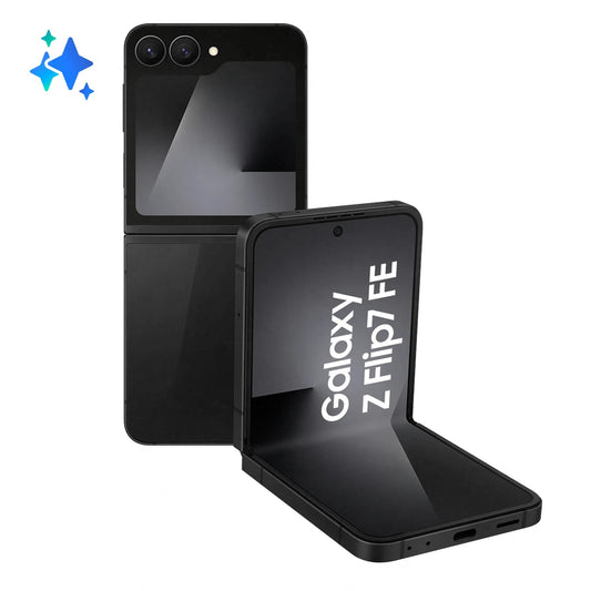 Мобилен телефон Samsung Galaxy Z Flip7 FE, 128GB, 8GB, Black EU SM-F761BZKGEUE