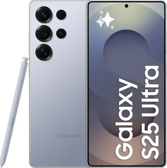Мобилен телефон Samsung Galaxy S25 Ultra, 256GB, 12GB, Titanium Silverblue DACH SM-S938BZBDEUE