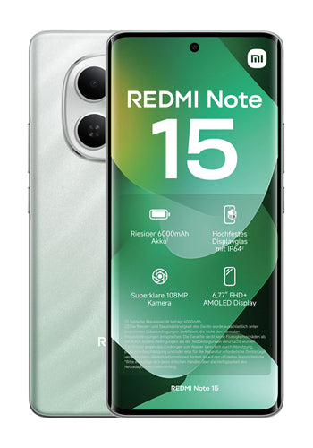 Мобилен телефон Xiaomi Redmi Note 15 4G, 256GB, 8GB, Зелен MZB0MNPEU