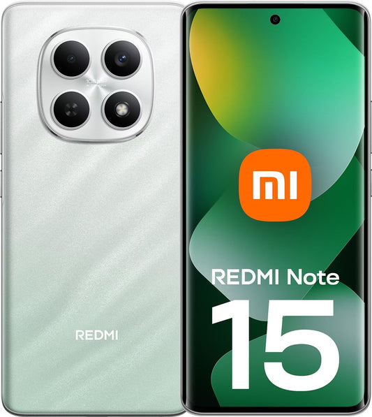 Мобилен телефон Xiaomi Redmi Note 15 4G, 256GB, 8GB, Зелен MZB0MNPEU