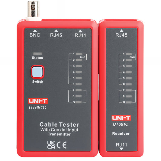 Тестер за мрежов кабел UTP / BNC UNI-T UT681C