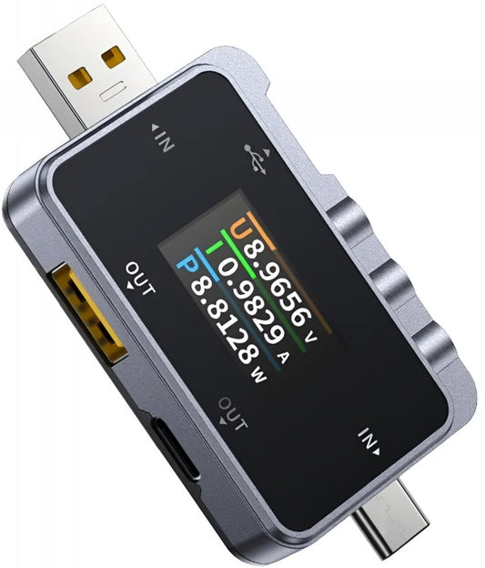 Тестер за сервиз Fnirsi FNAC-28, USB-A / USB-C