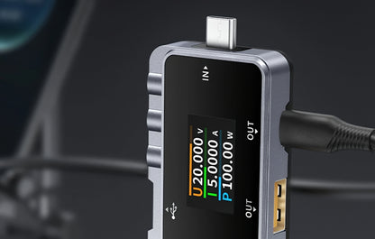 Тестер за сервиз Fnirsi FNAC-28, USB-A / USB-C