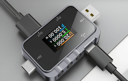 Тестер за сервиз Fnirsi FNAC-28, USB-A / USB-C