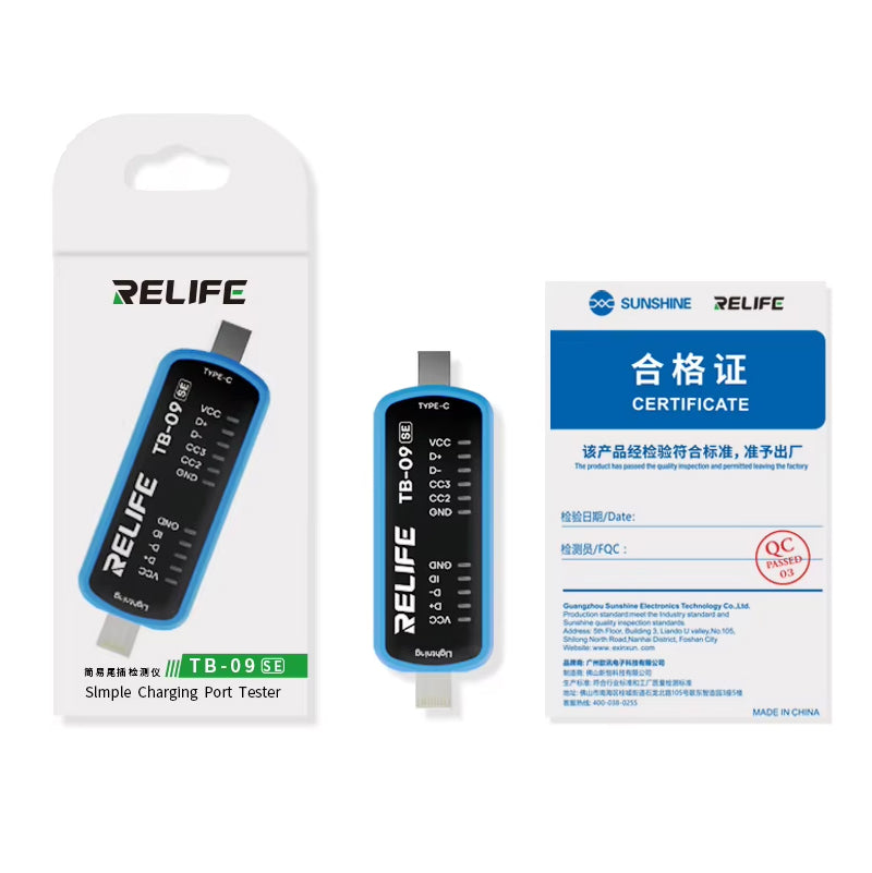 Тестер за сервиз Relife TB-09 SE, Lightning / USB-C