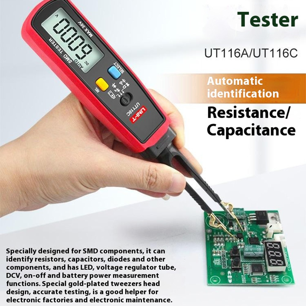 Тестер тип пинсета UNI-T UT116C