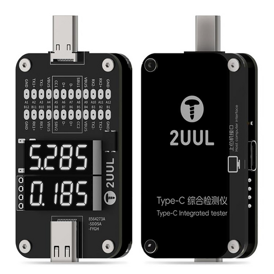 Тестер за напрежение 2UUL PW32, USB-C