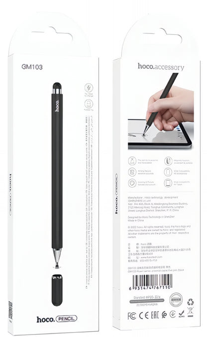 Touch Pen HOCO GM103 2in1, Черен
