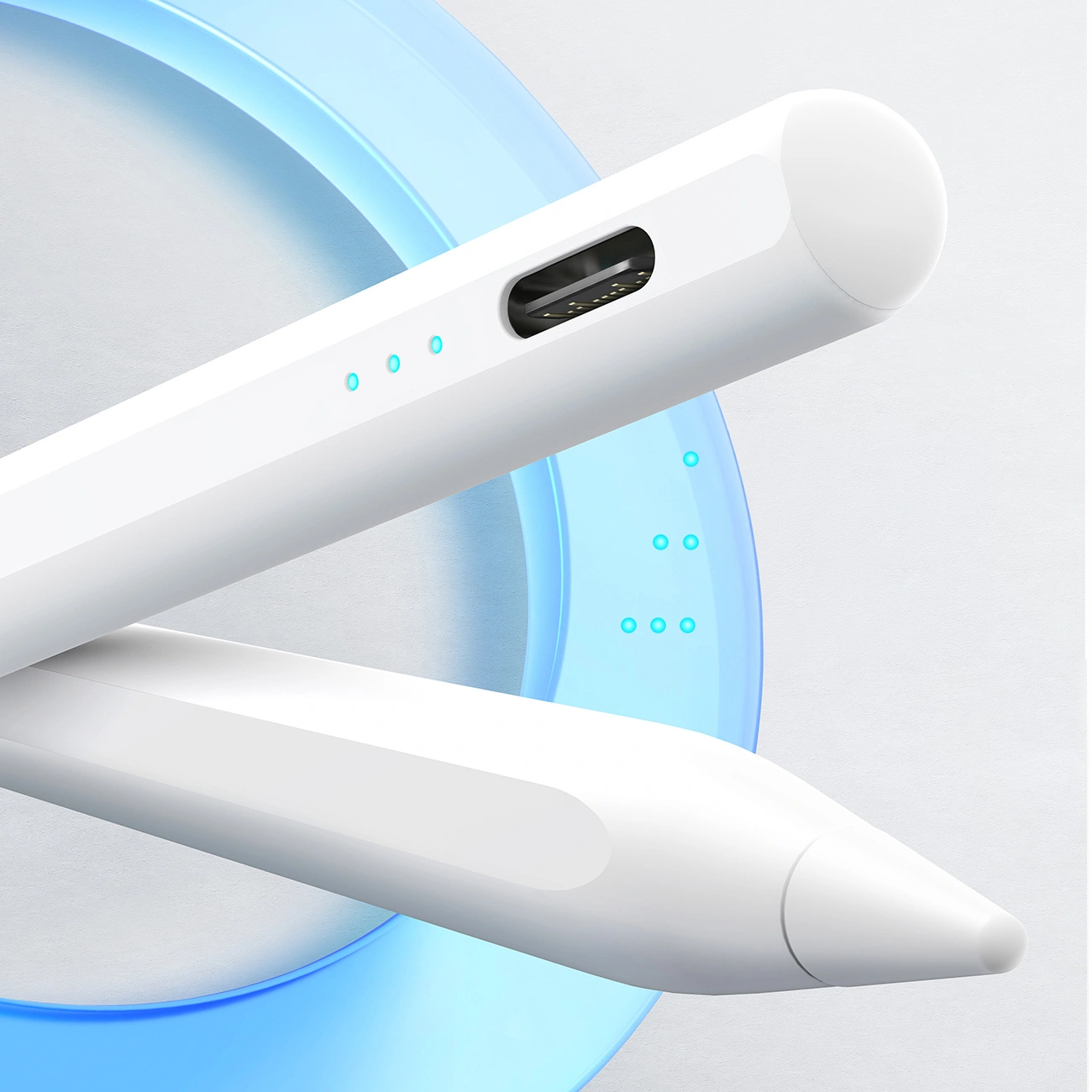 Тъч писалка Joyroom JR-X9S Pro за Apple iPad, Активна версия, бяла
