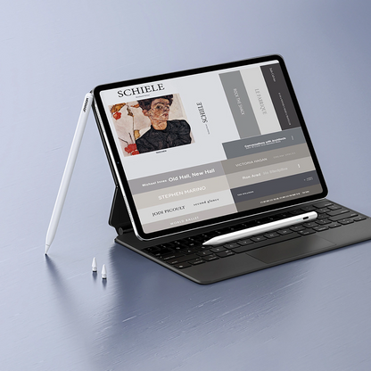 Тъч писалка Joyroom JR-X9S Pro за Apple iPad, Активна версия, бяла