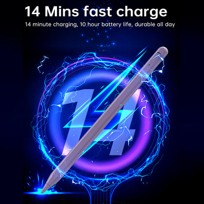 Touch Pen Techsuit AC10SH for Apple iPad, Active Version, Purple