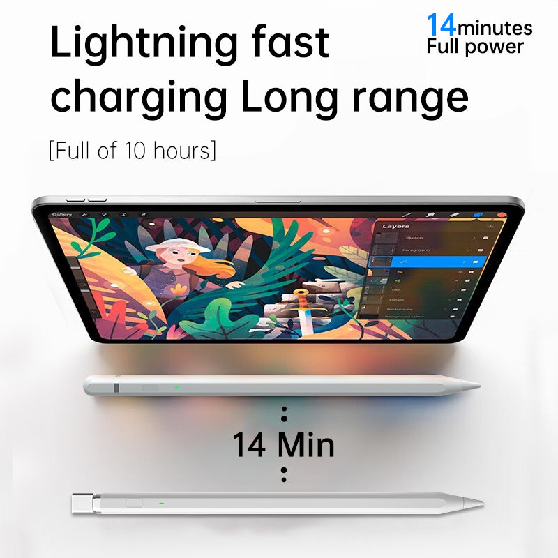 Touch Pen Techsuit AP01 Pro for Apple iPad, Active Version, White