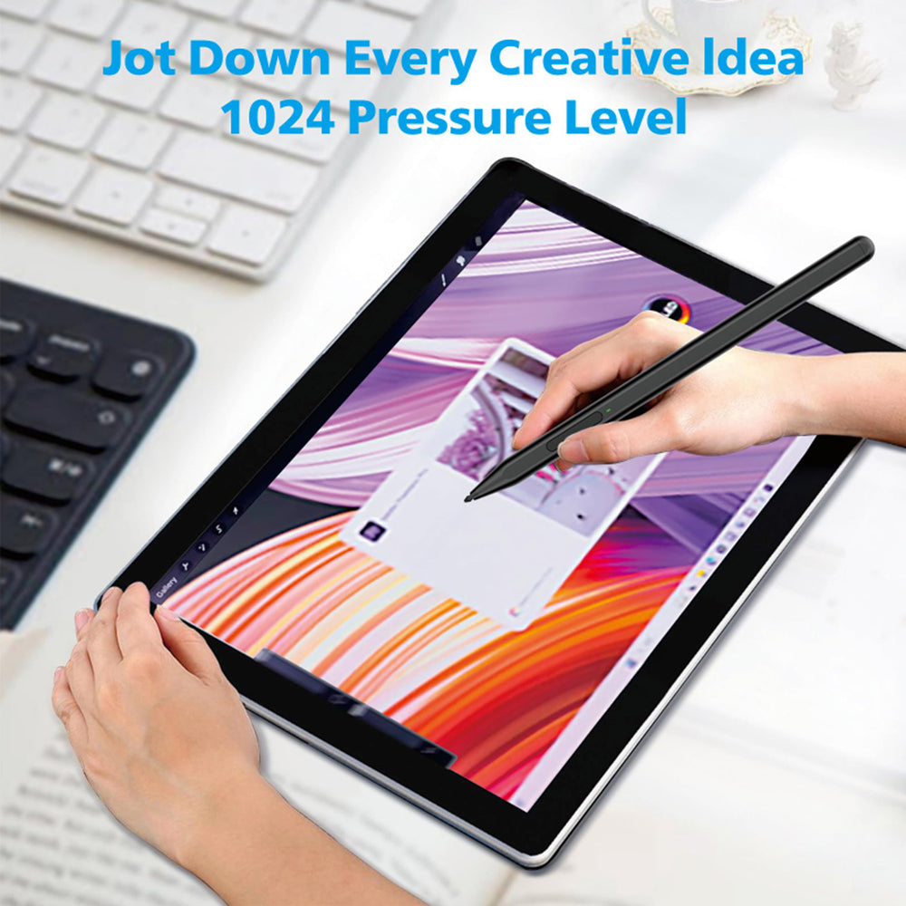 Touch Pen Techsuit F97 for Microsoft Surface, Active Version, Black