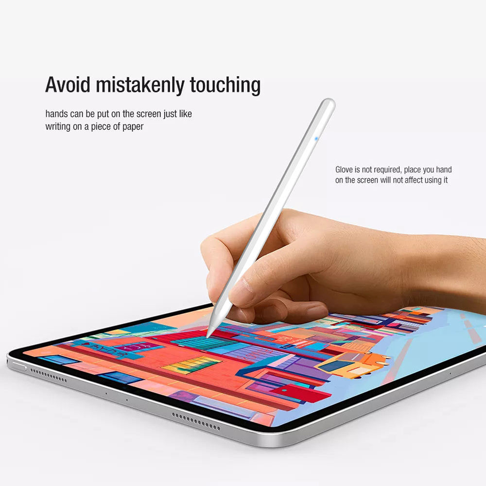 Touch Pen Techsuit M2 за Apple iPad, Активна версия, Бял