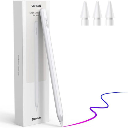 Touch Pen UGREEN за Apple iPad, Активна версия, Бял