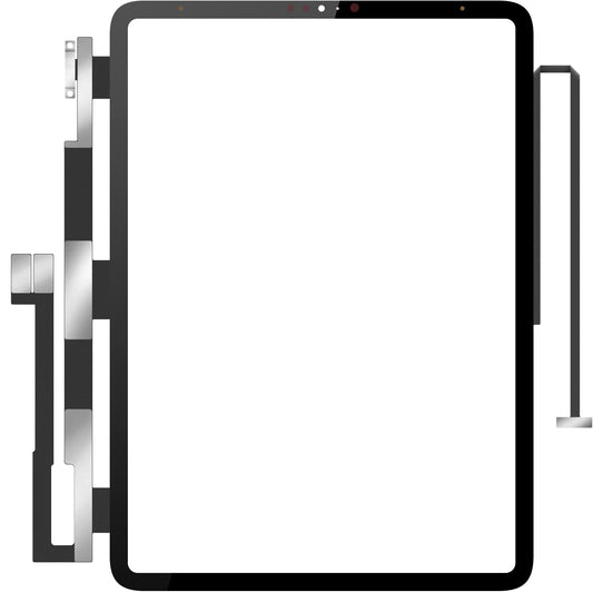 Touchscreen Forward Guard OCA за Apple iPad Pro 12.9 (2020), Черен