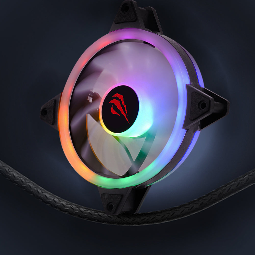 Вентилатор HAVIT F2089, 1200RPM, 35dB, 1.32W, Черен