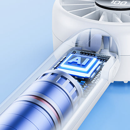 Преносим вентилатор Techsuit CT-110, зелен