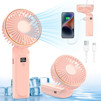 Преносим вентилатор Techsuit M12, бял
