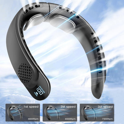 Преносим вентилатор Techsuit S8, черен